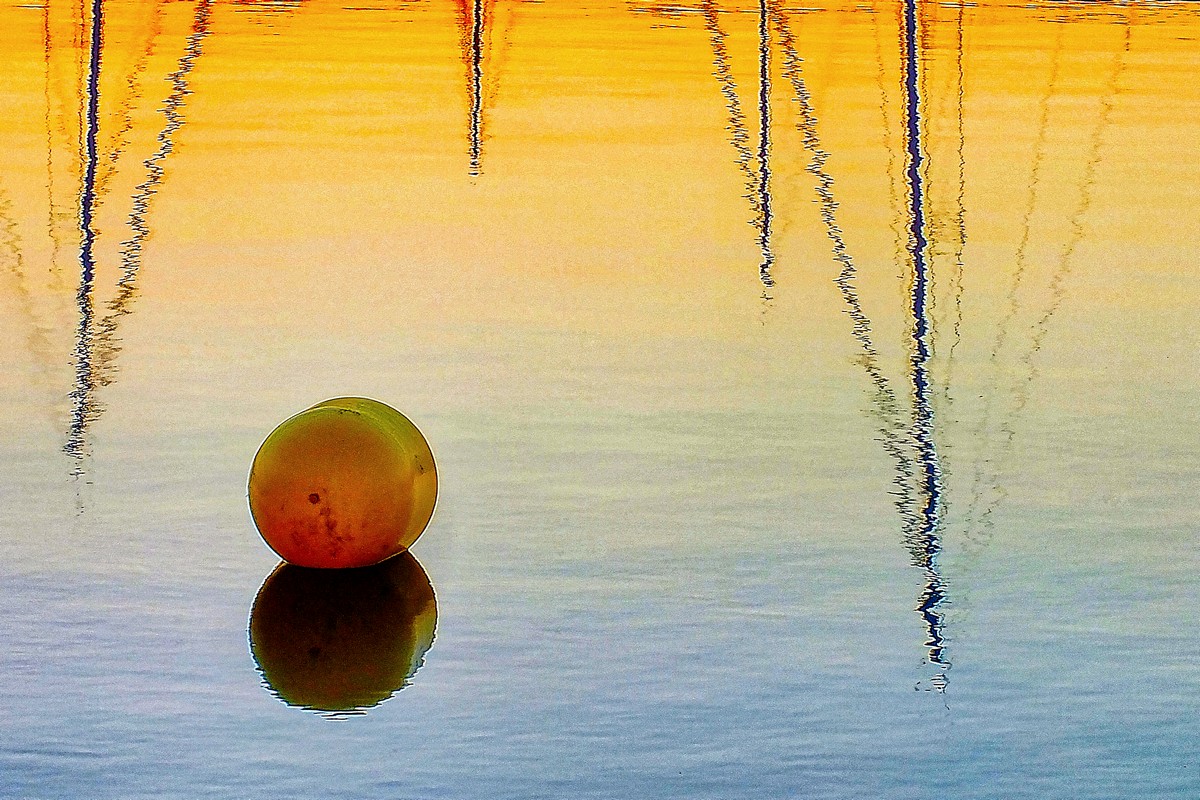 René Cottave reflets du soir