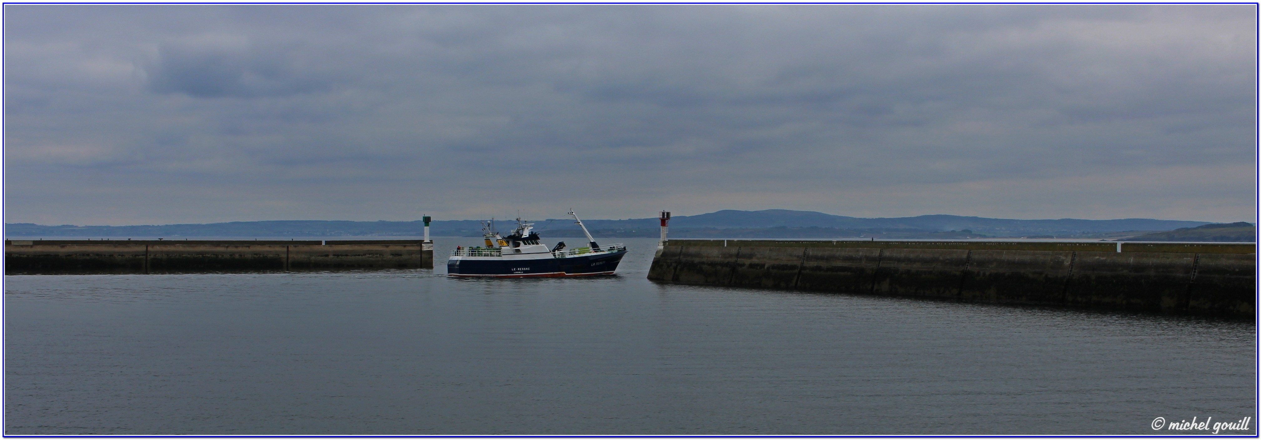 Michel g sortie du port de douarnenez 