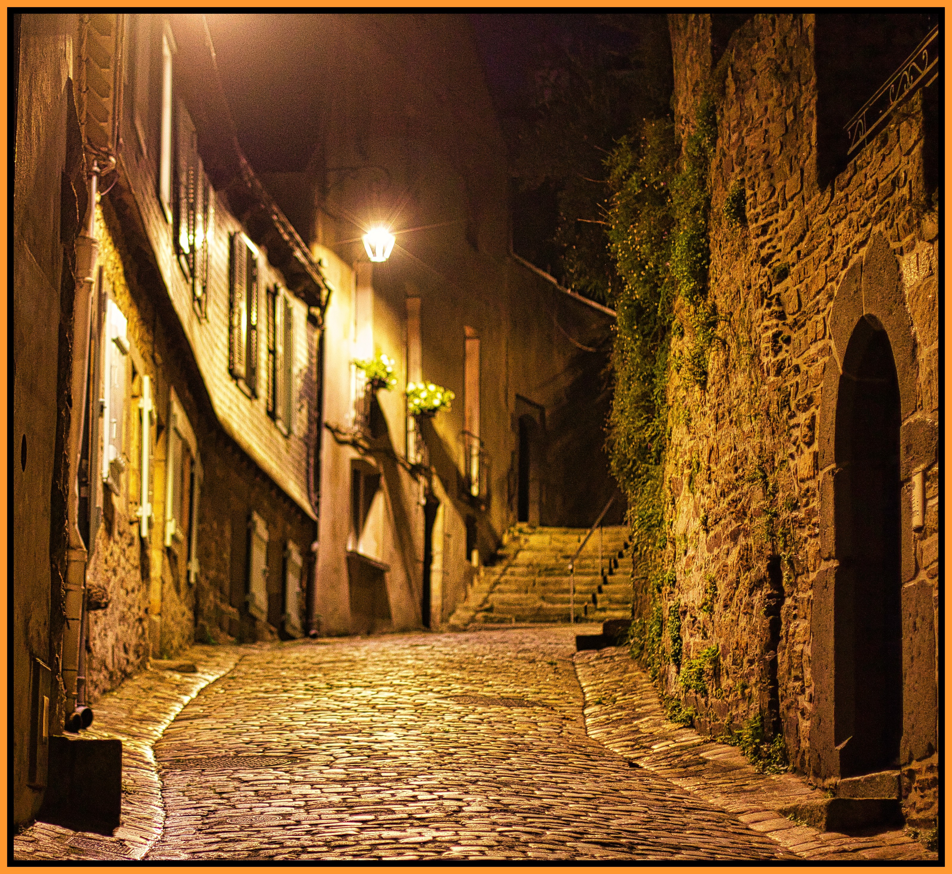 Ronan quimper la nuit la ruelle 